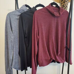 Old Navy + North Face Long Sleeve Active Shirts XL